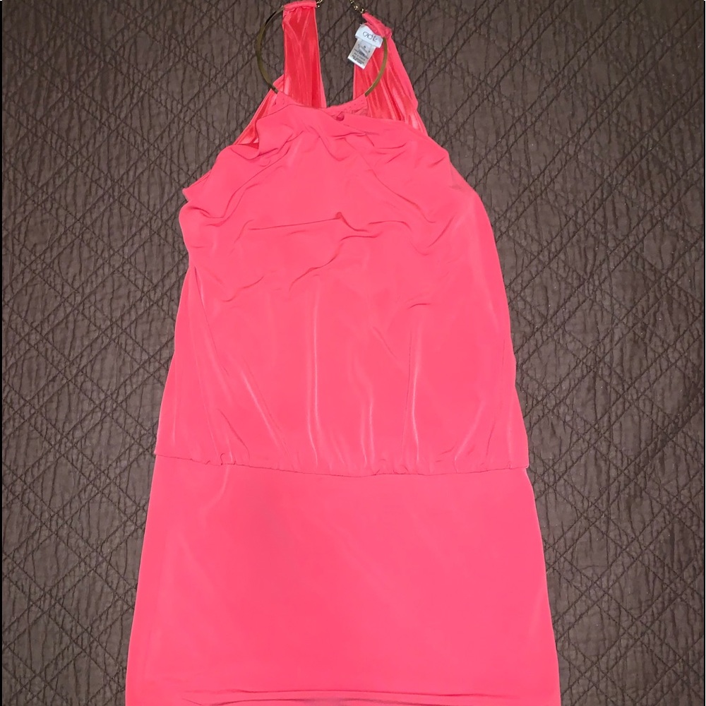 Coral dress